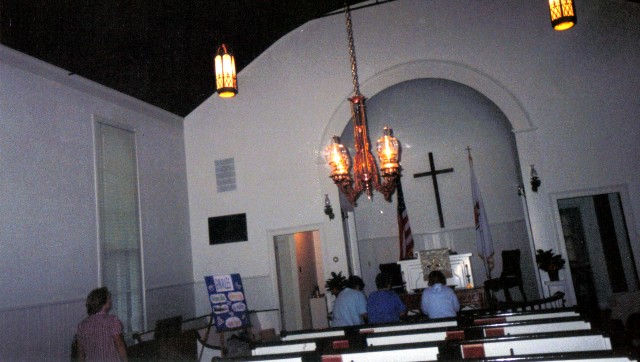 Inside Mizpah United Methodist Church, Walkerton, VA